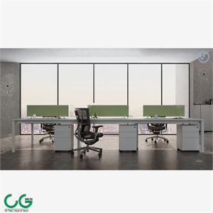 Modern open office card slot 3d model